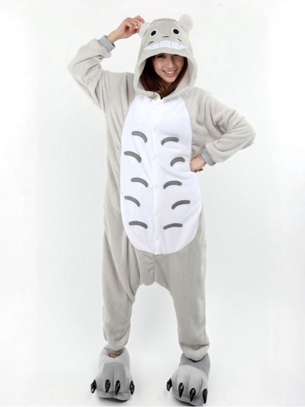 Studio Ghibli Totoro Plush Hooded Onesie One Size